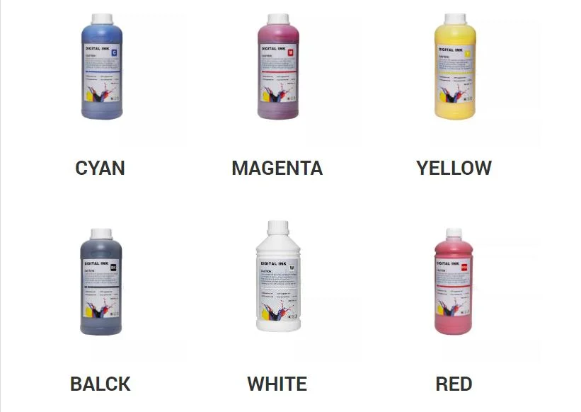 Dtf White Ink 1L Dtf Film Ink and Powder Dtf Pigment Ink Dtf Transfer Ink 17 Color Inks