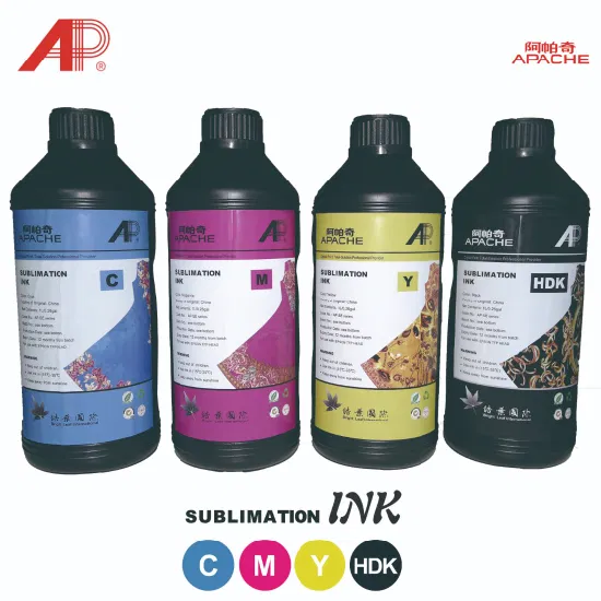 Encre de sublimation à jet d'encre couleur universelle de qualité supérieure, 1 l, pour imprimante Epson/HP/Canon